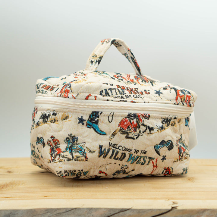 Cattle Drive Quilted Travel Case