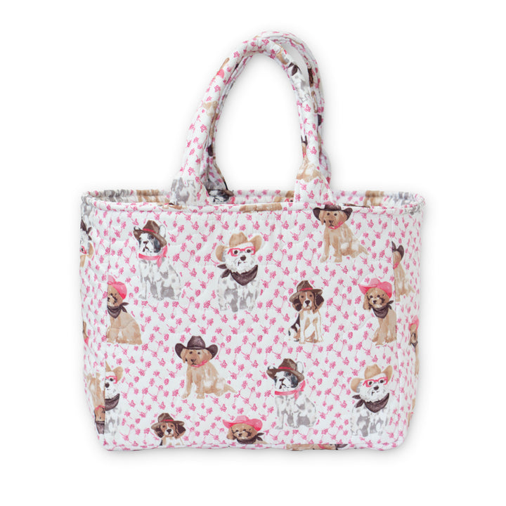 Cowboy Pups Quilted Handbag