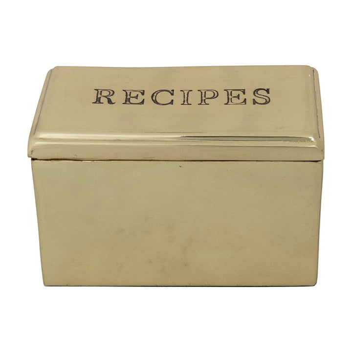 Etched Recipes Box #DG1619