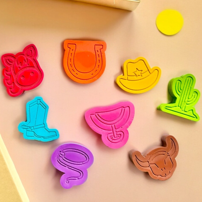 Deluxe Wild West Cowboy Crayons