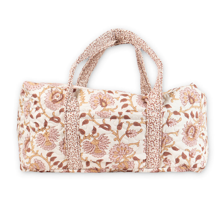 Heritage Scroll Quilted Duffel Bag