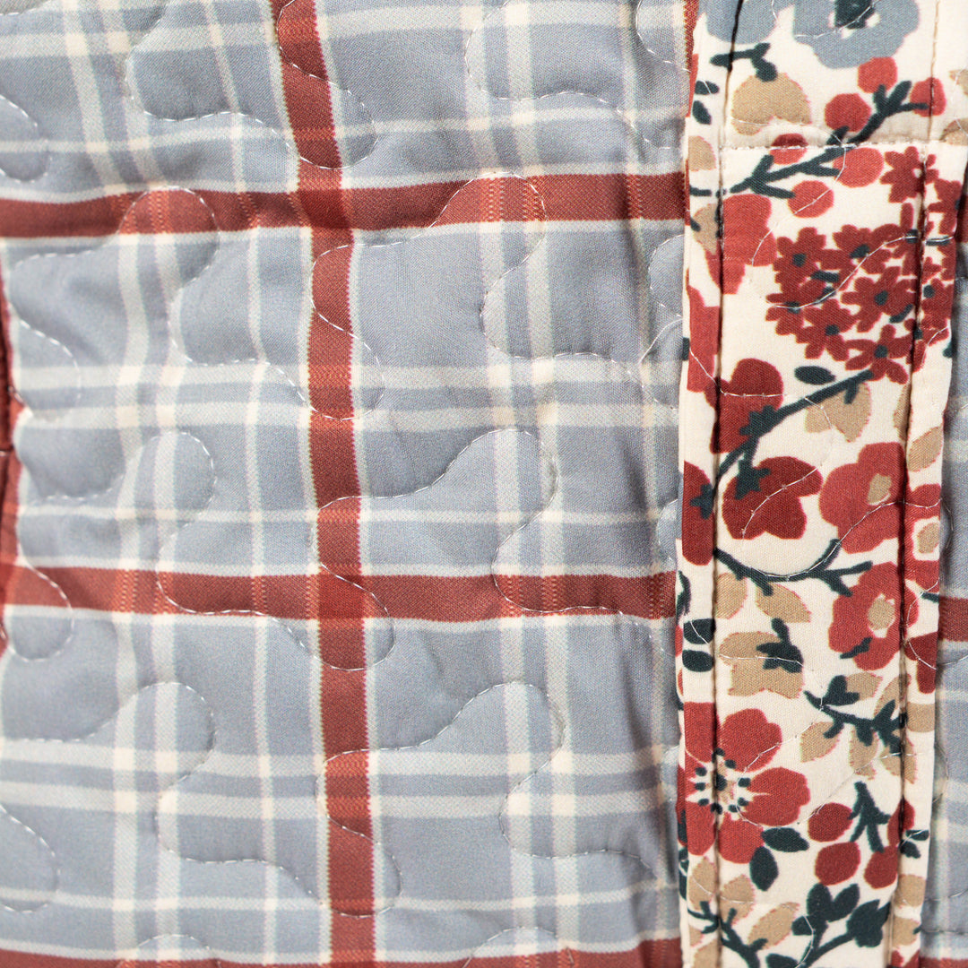 Willow Plaid Quilted Duffel Bag