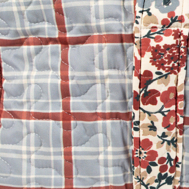 Willow Plaid Quilted Duffel Bag