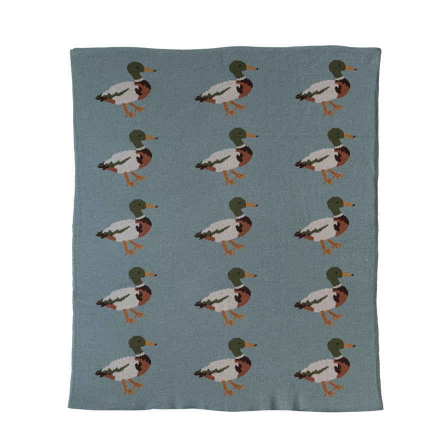 Duck Cotton Knit Blanket #DF7549
