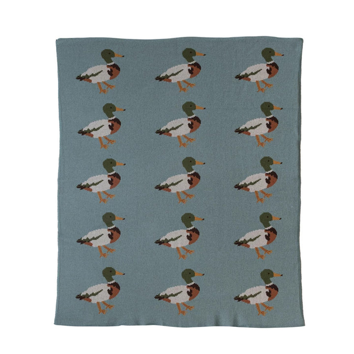 Duck Cotton Knit Blanket #DF7549