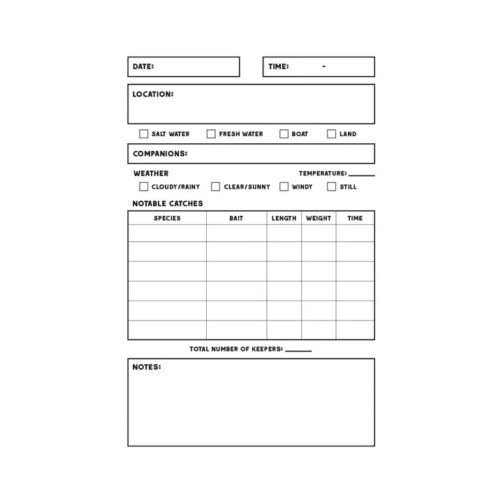 The Fishing Logbook