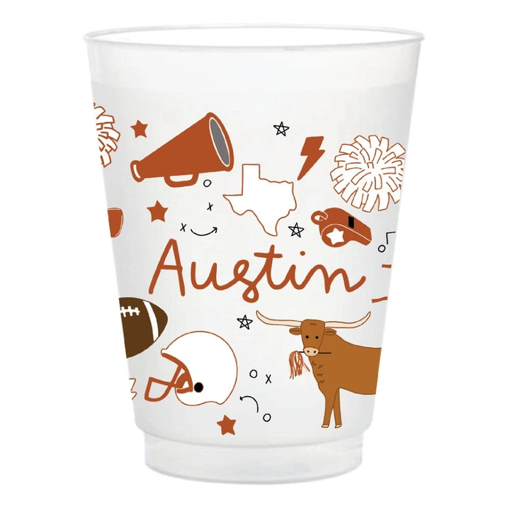 Game Day Stadium Frosted Cups 6pk