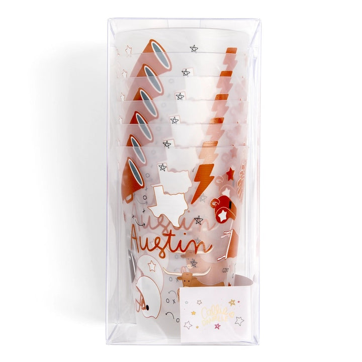 Game Day Stadium Frosted Cups 6pk