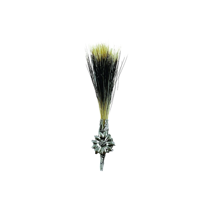 Edelweiss Gamsbart Brush Hat Pin