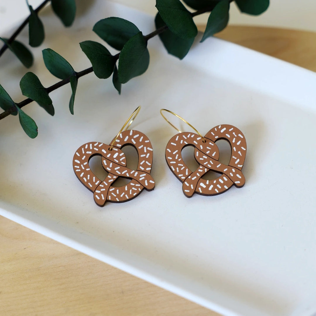 Pretzel Hoop Earrings