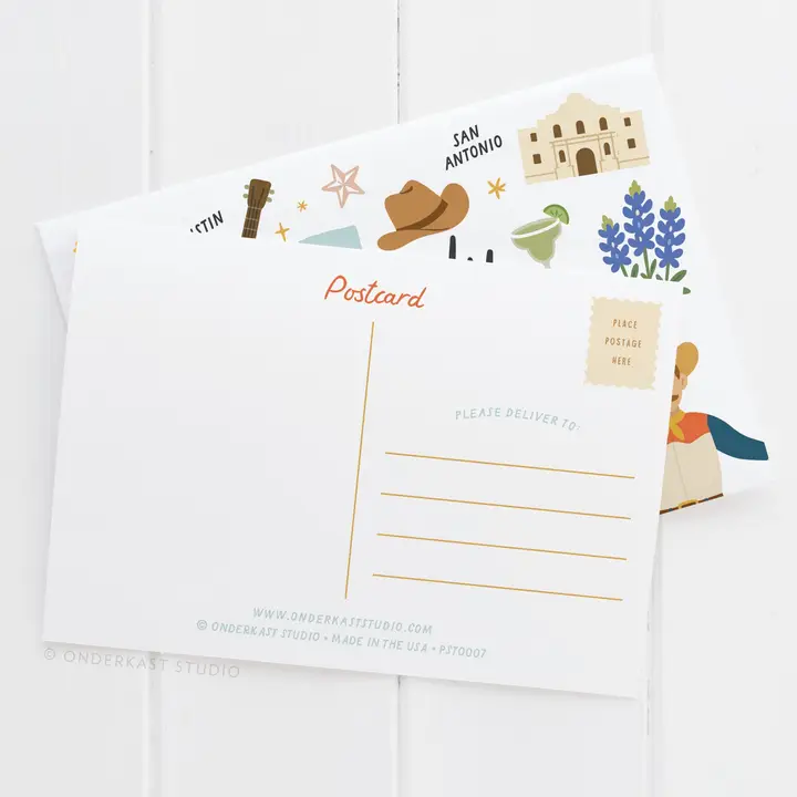 Howdy From Texas Postcard