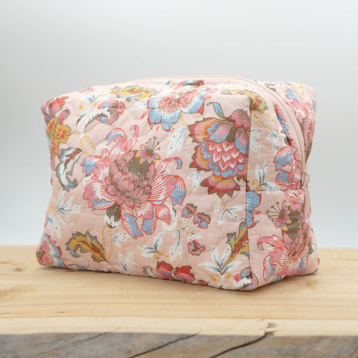 Jemina Quilted Makeup Bag