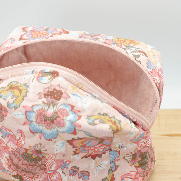 Jemina Quilted Makeup Bag