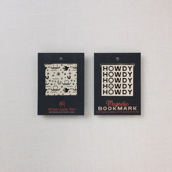 Happy Little Howdy Magnetic Bookmark