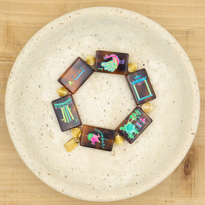Mahjong Tile Bracelet