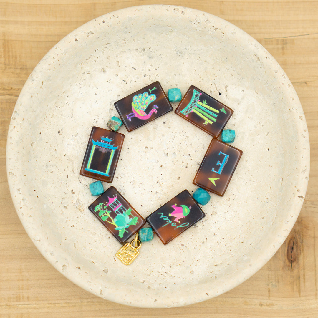 Mahjong Tile Bracelet