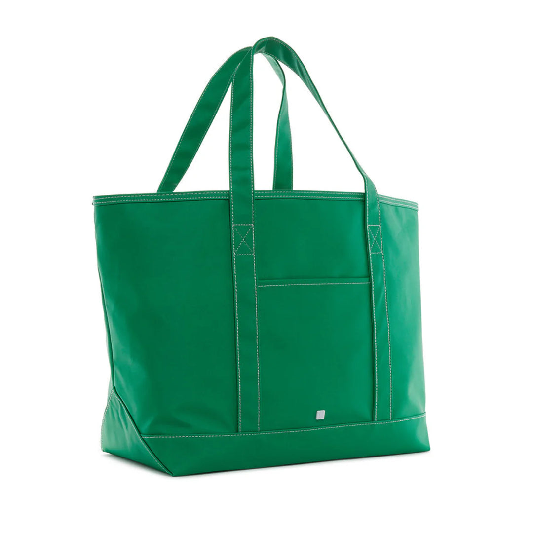 Coated Canvas Maxi Tote