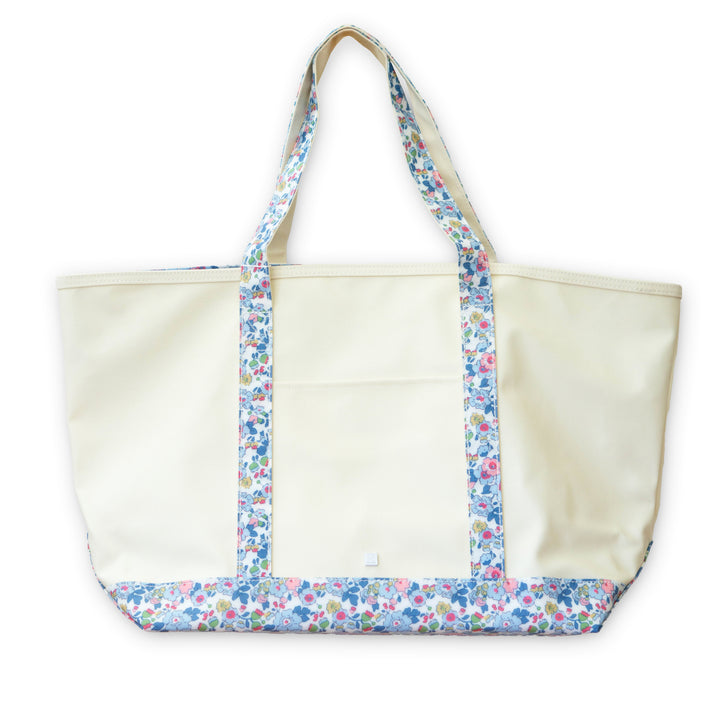 Coated Canvas Maxi Tote
