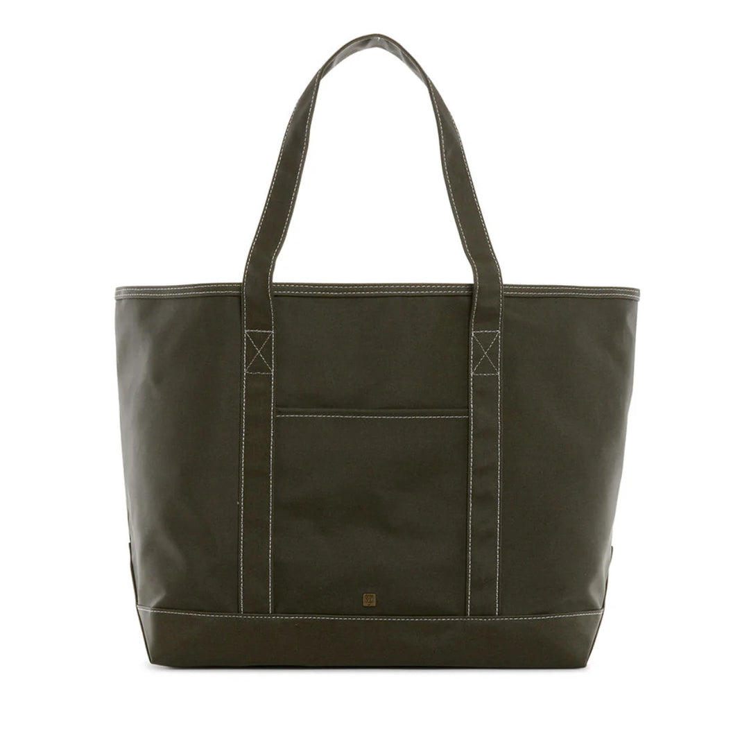 Coated Canvas Maxi Tote