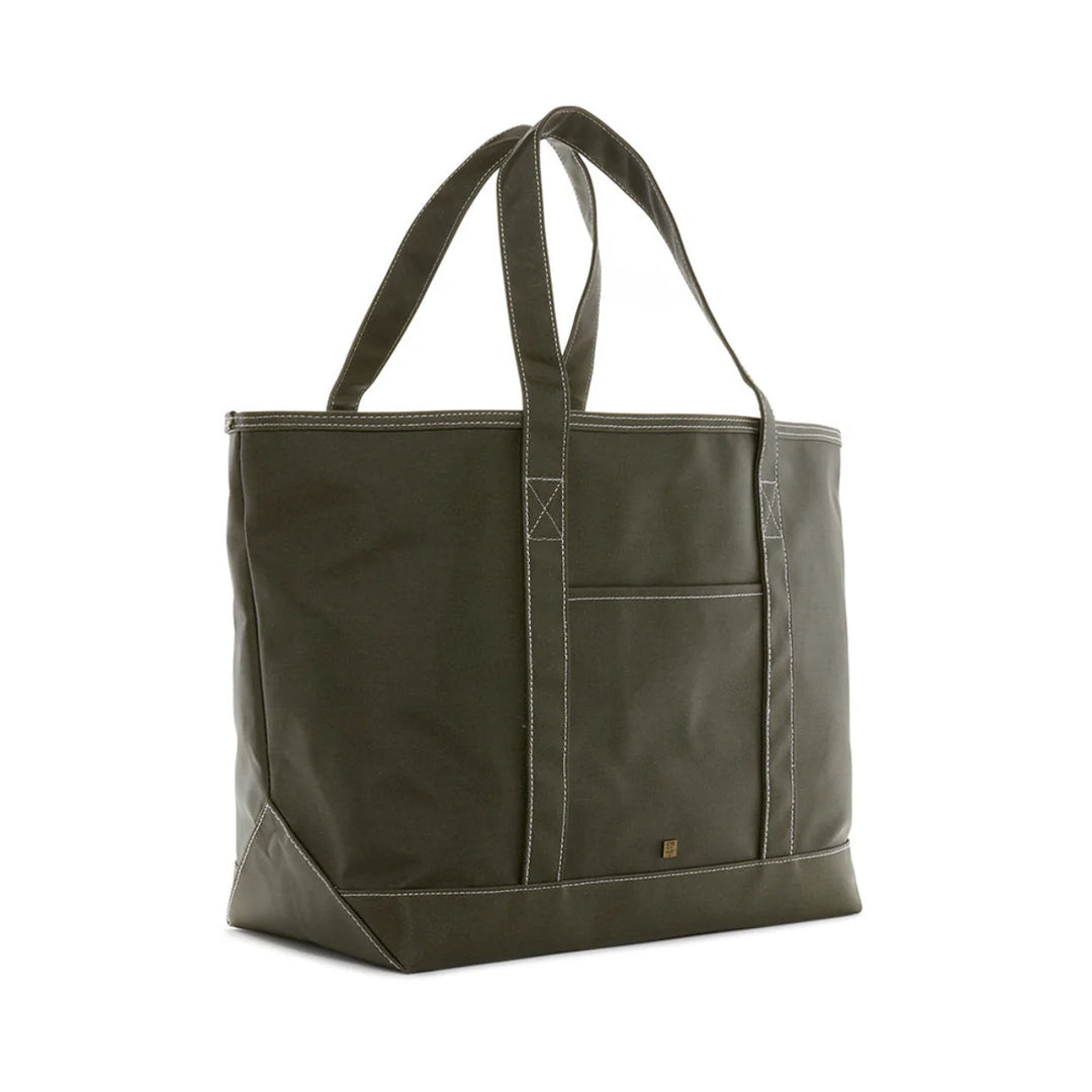 Coated Canvas Maxi Tote