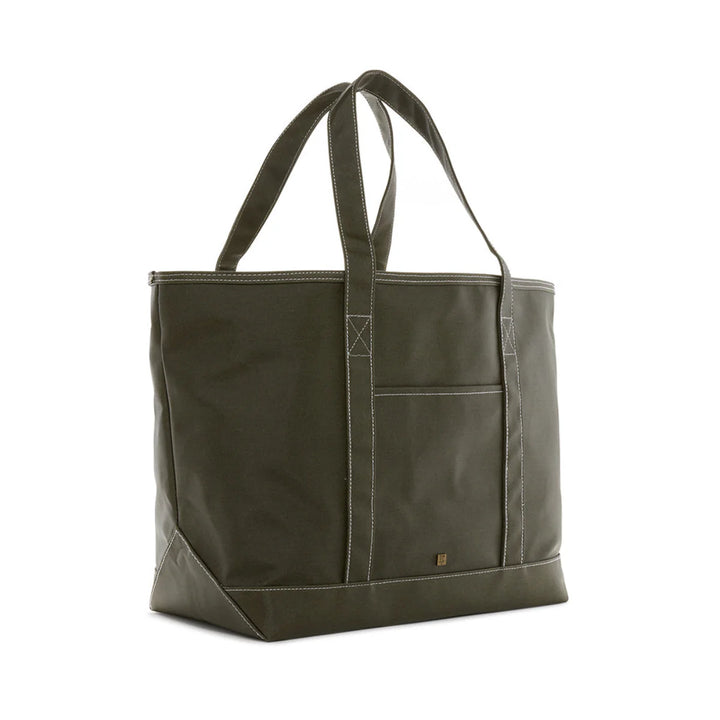 Coated Canvas Maxi Tote