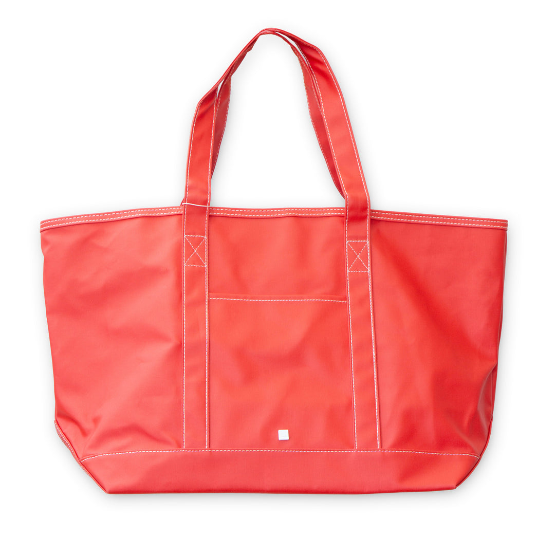 Coated Canvas Maxi Tote