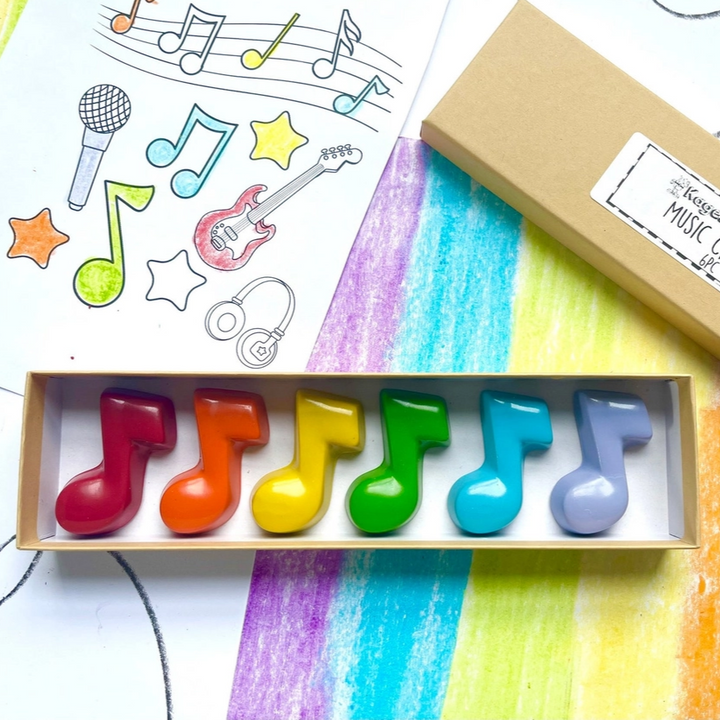 Music Note Crayons