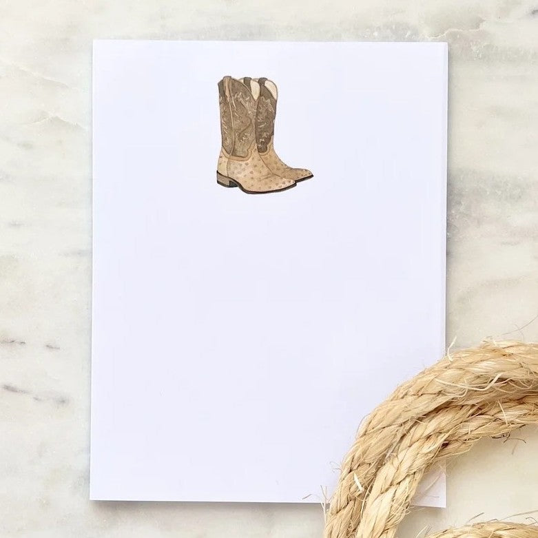 Blue Bow Notepad Set