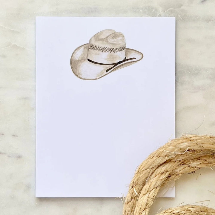 Blue Bow Notepad Set