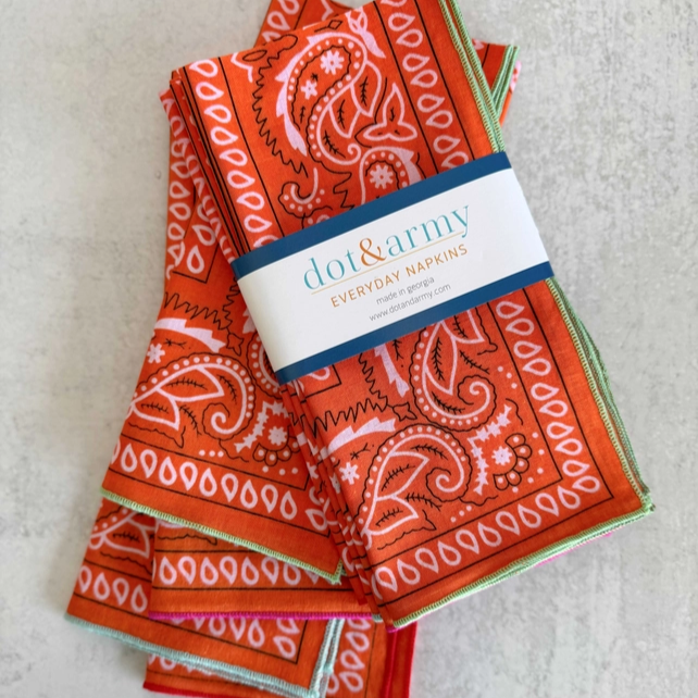 Bandana Cloth Napkin Set