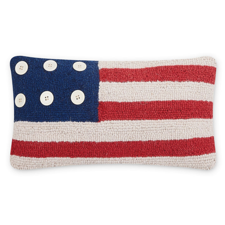 Patriotic Flag Hook Pillow