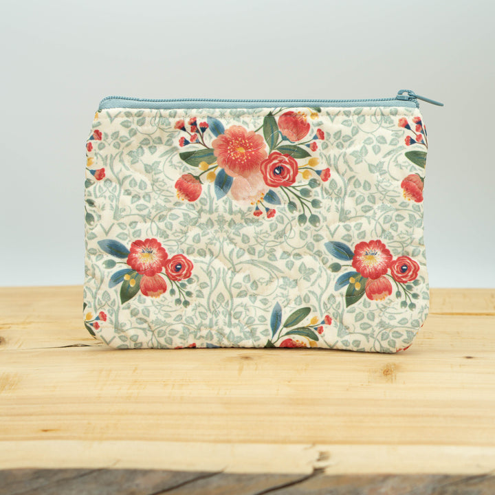 Zara Floral Quilted Zipper Bag