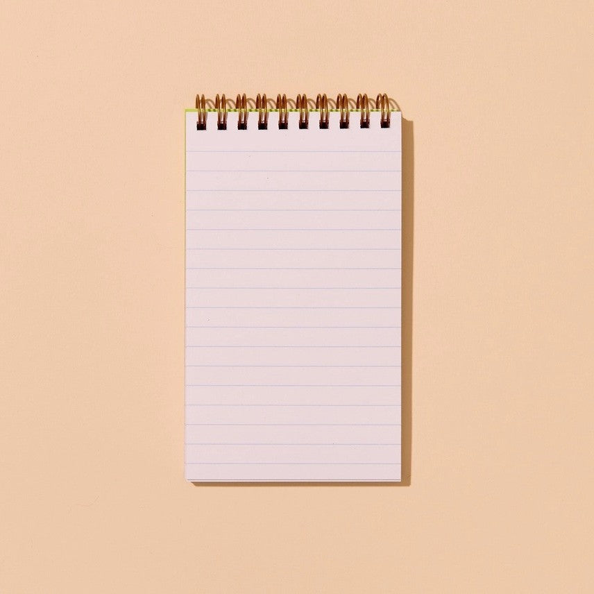 Pocket Letterpress Spiral Notebook