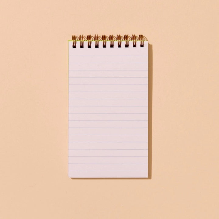 Pocket Letterpress Spiral Notebook