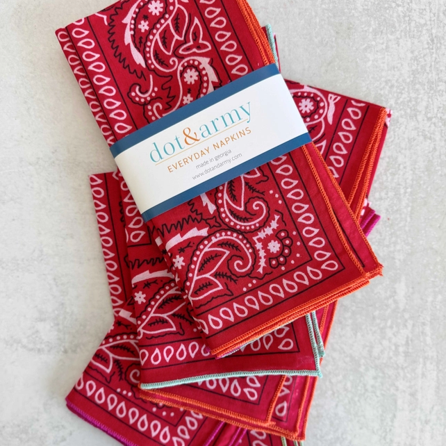 Bandana Cloth Napkin Set