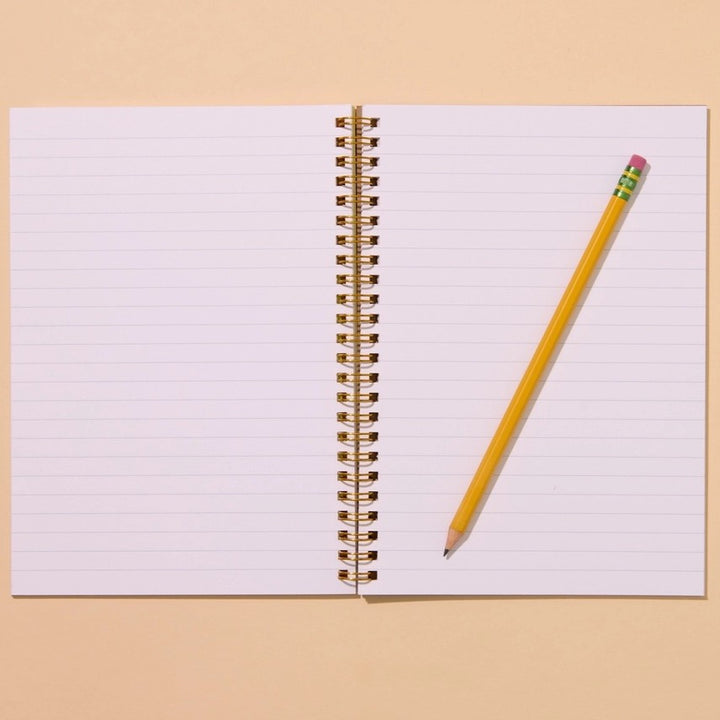 Letterpress Spiral Notebook