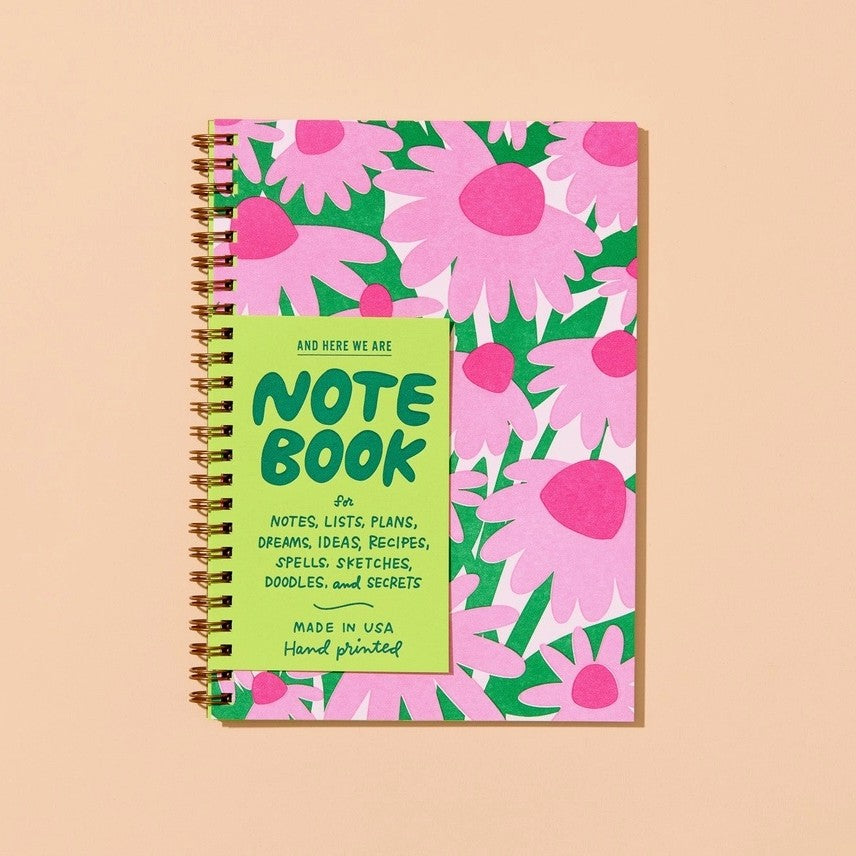 Letterpress Spiral Notebook