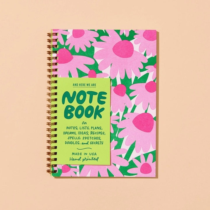 Letterpress Spiral Notebook