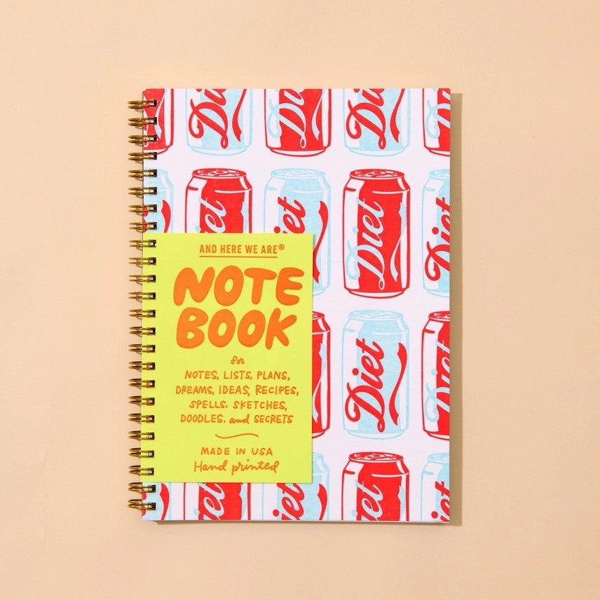 Letterpress Spiral Notebook