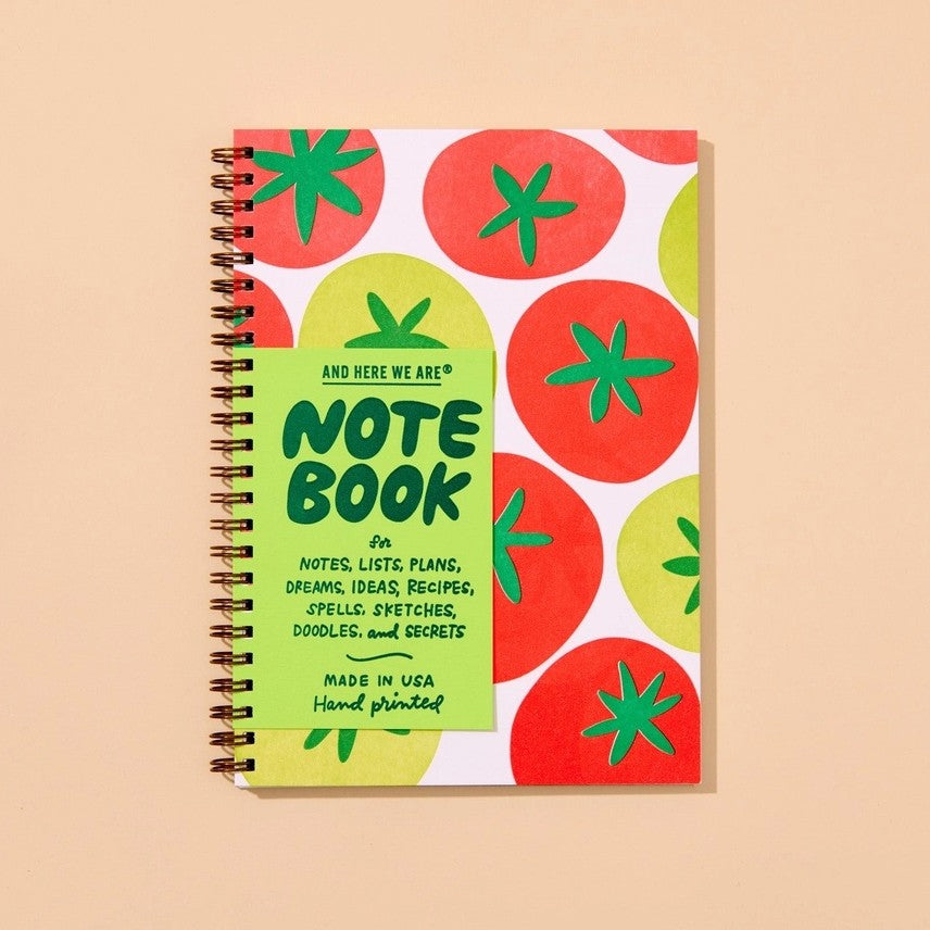 Letterpress Spiral Notebook