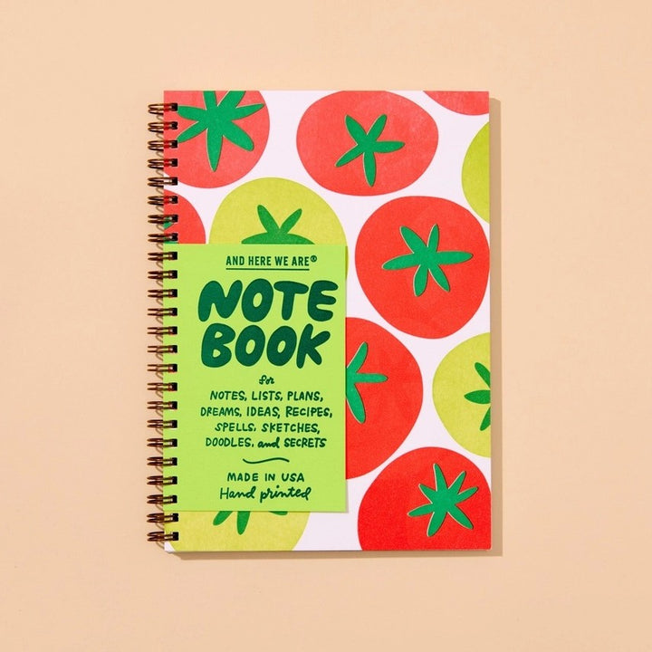 Letterpress Spiral Notebook