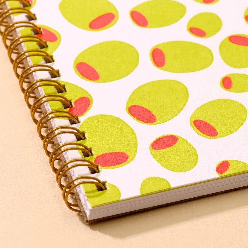 Letterpress Spiral Notebook