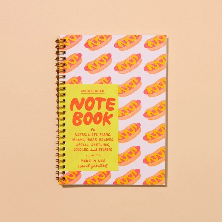 Letterpress Spiral Notebook
