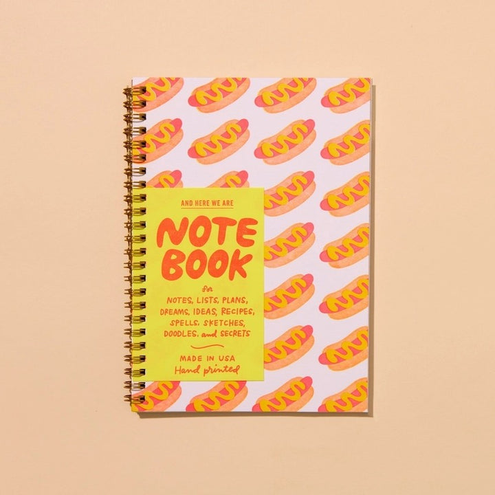 Letterpress Spiral Notebook