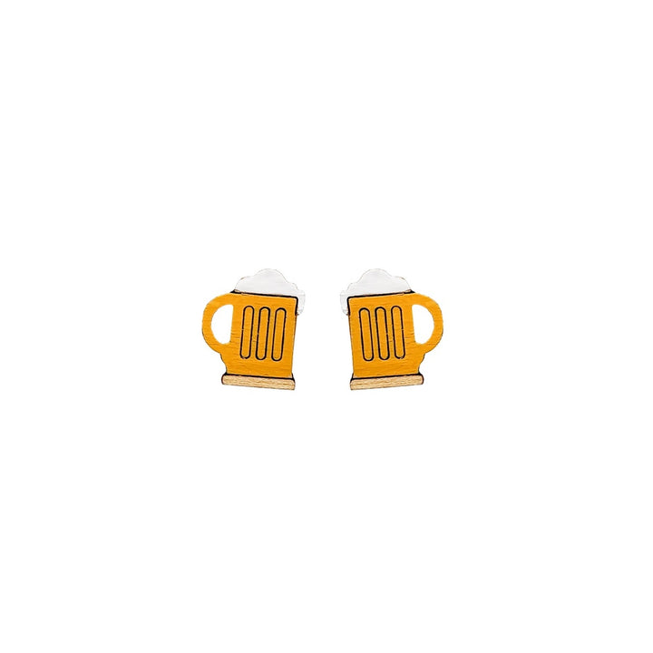 Beer Mug Earrings