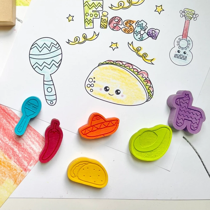 Taco Time Crayons