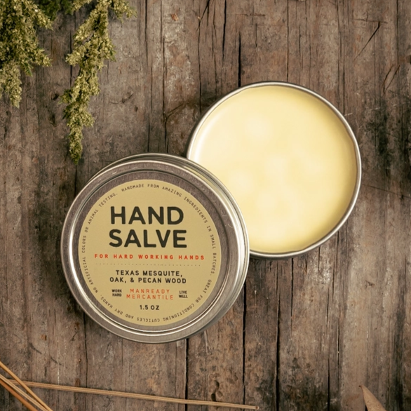Tan Label Hand Salve