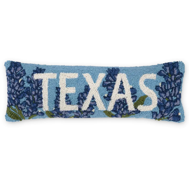 Texas Bluebonnet Hook Pillow
