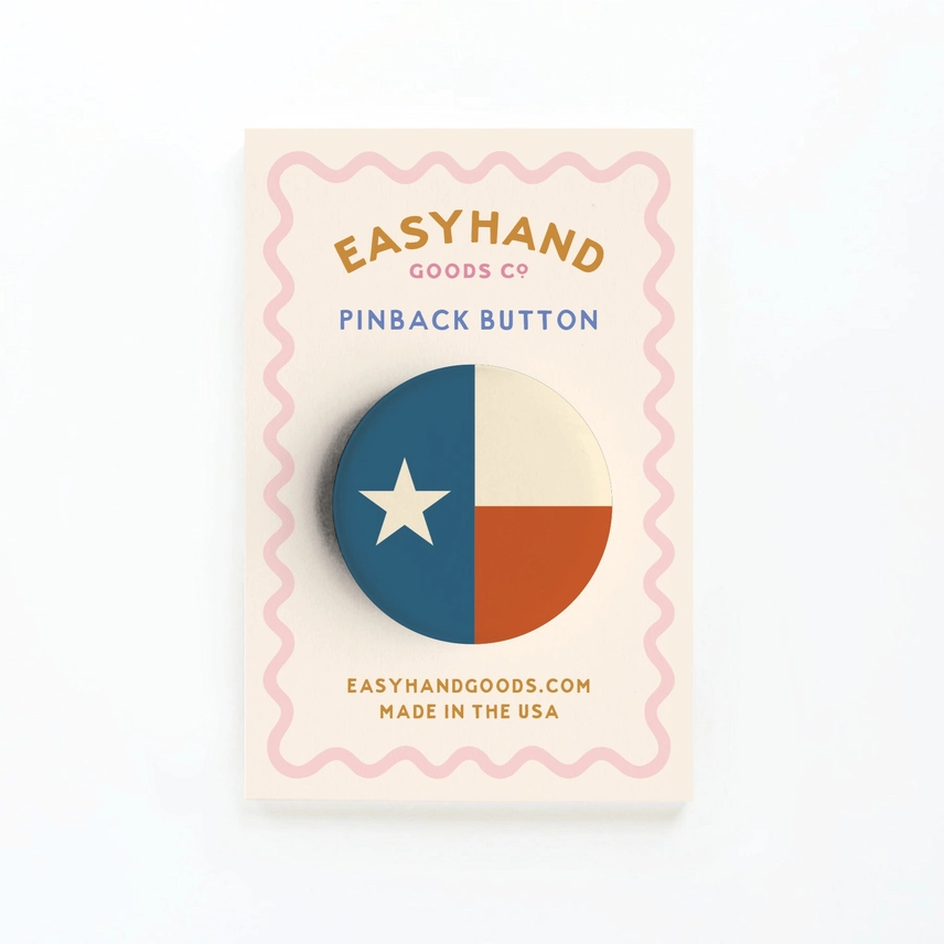 Texas Flag Button – HD Gruene Mercantile