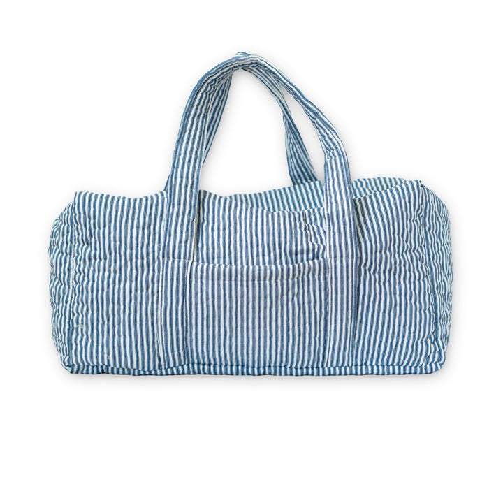 Ticking Stripe Duffel Bag
